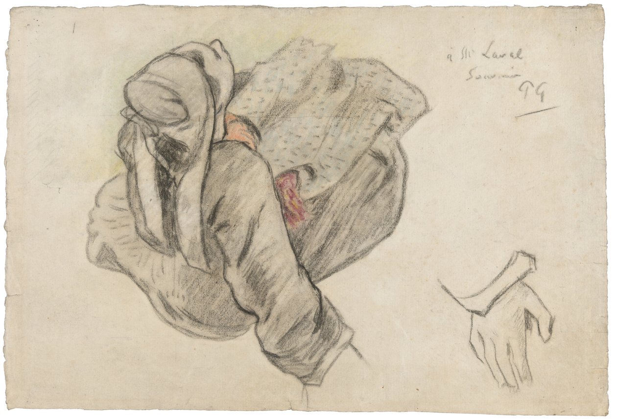 Siedząca Bretonka, 1886 autorstwa Paul Gauguin