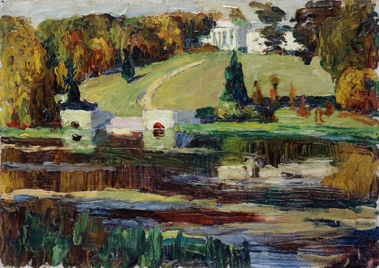 Szkic do Achtyrki - Jesień autorstwa Wassily Kandinsky