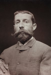 Album Artistique et Biographique, 5 rok, Salon 1885; portret amerykańskiego artysty Edwina Lorda Weeksa (1849-1903).