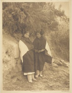 W miejscu trystingu autorstwa Edward S. Curtis
