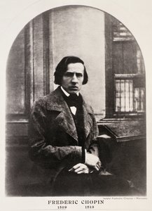 Fryderyk Chopin (1810-49) ryty z dagerotypu (fotograwiura)