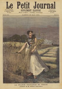 Francja pracuje i pilnuje autorstwa Georges Louis Poilleux Saint Ange