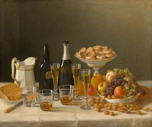 Wino, ser i owoce, 1857.