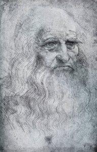 Autoportret Leonarda da Vinci, c1512-1515 1954 autorstwa Leonardo da Vinci