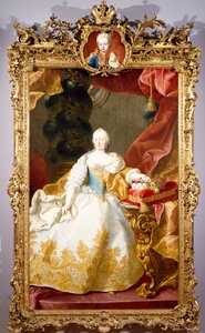 Portret Marii Teresy (Wiedeń) autorstwa Martin II Mytens or Meytens