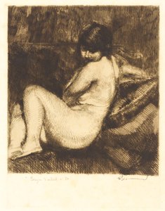 Pierzasty Turban Pierzasty Turban, 1901. autorstwa Paul Albert Besnard