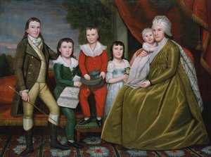 Pani Noah Smith i jej dzieci, 1798.