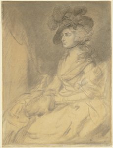 Pani Sarah Siddons, 1785. autorstwa Thomas Gainsborough
