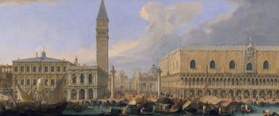 Molo, Wenecja, z Bacino di San Marco, ok. 1709 autorstwa Luca Carlevaris