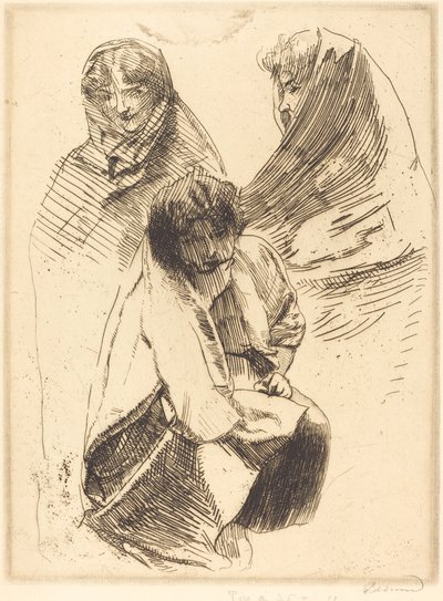 Trzy zawoalowane kobiety Trzy zawoalowane kobiety, 1899. autorstwa Paul Albert Besnard