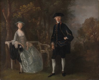 Lady Lloyd i jej syn Richard Savage Lloyd z Hintlesham Hall w Suffolk w latach 1745-1746. autorstwa Thomas Gainsborough