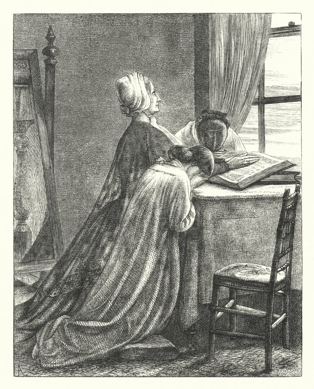 Hymn wieczorny (rycina) autorstwa Henry Hugh Armstead