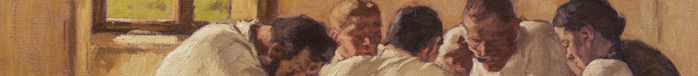 Obiad Zupa, wersja II, 1910 (Albin Egger Lienz)